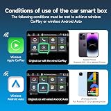 Carlinkit 5.0 Wireless CarPlay und Android Auto 2 in 1 Adapter,For cars wired apple CarPlay or wired Android Auto Function,(Model year:2017 to 2024) Support voice assistant, navigation, music - 2