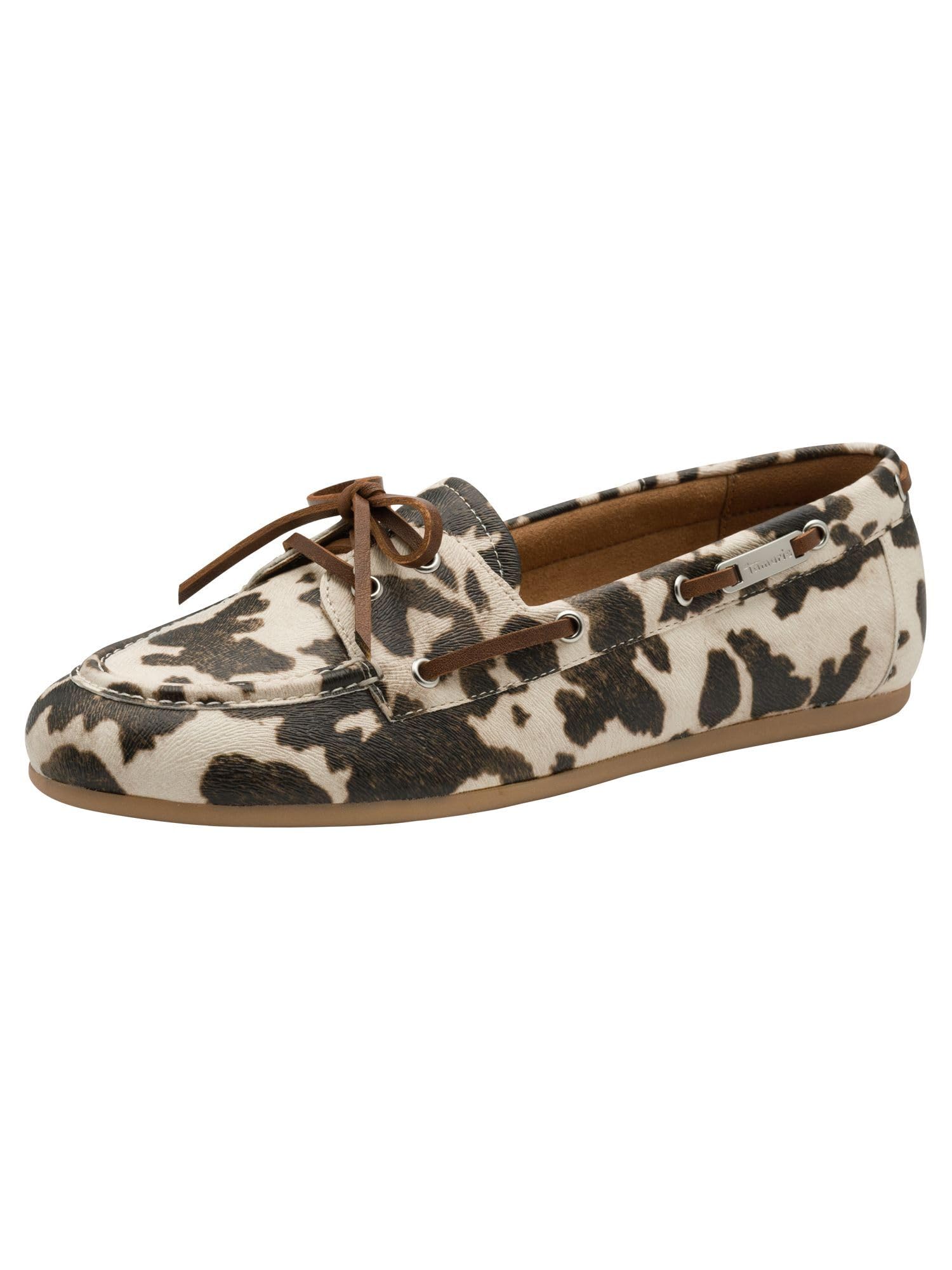 Tamaris Women's moccasin flat white 5.5 UK