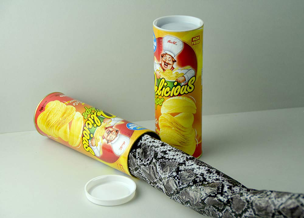 Amazon.co.jp: Mulyyds ポテトチップス 缶 スネークトリック