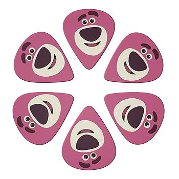 Amazon.co.jp: ロッツォ プラスチックピック かわいい漫画エレキ