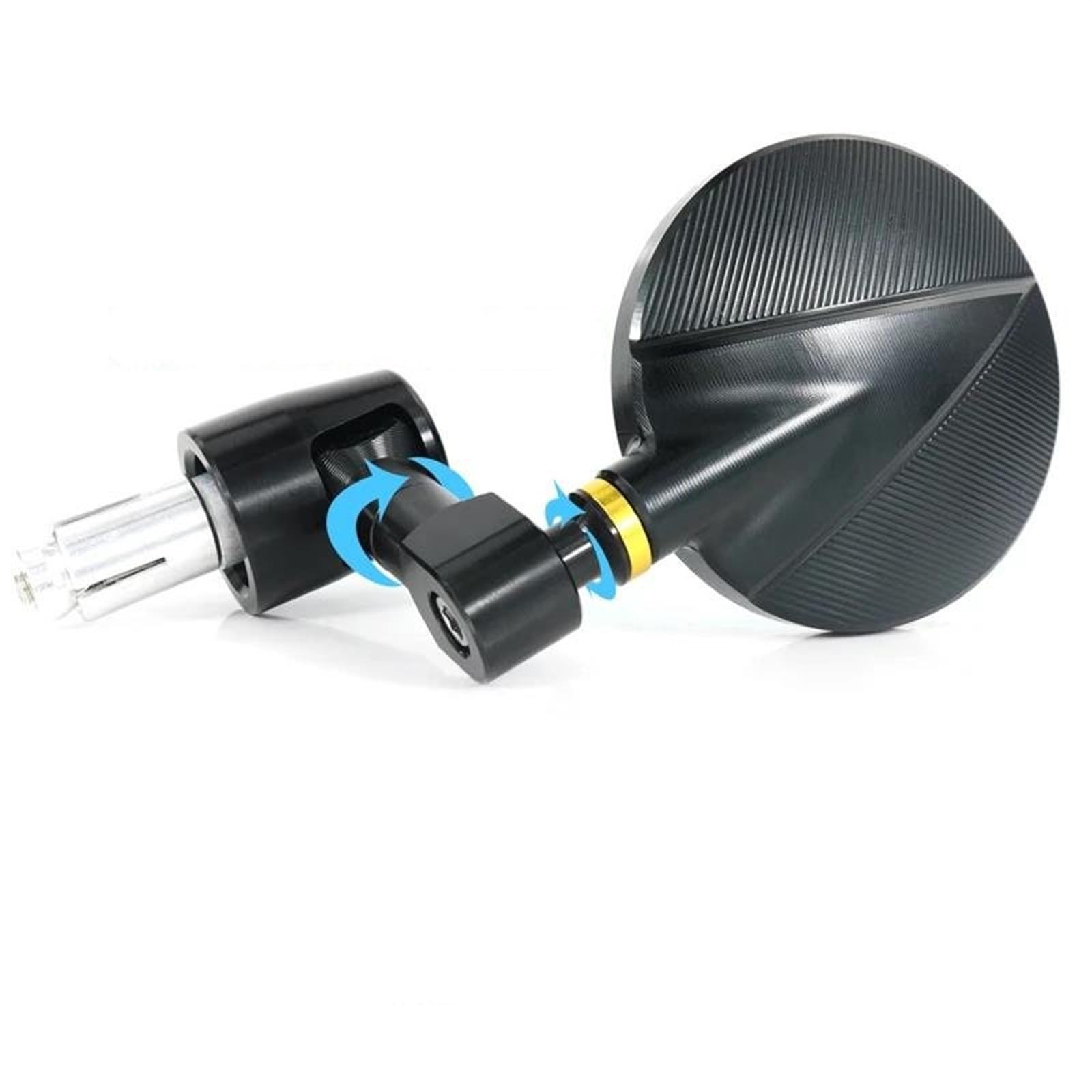 Rétroviseurs Latéraux De Barre De Poignée Rétroviseurs Arrière D'extrémité De Barre pour BMW S1000RR 2009-2019 1 Paire(Or)