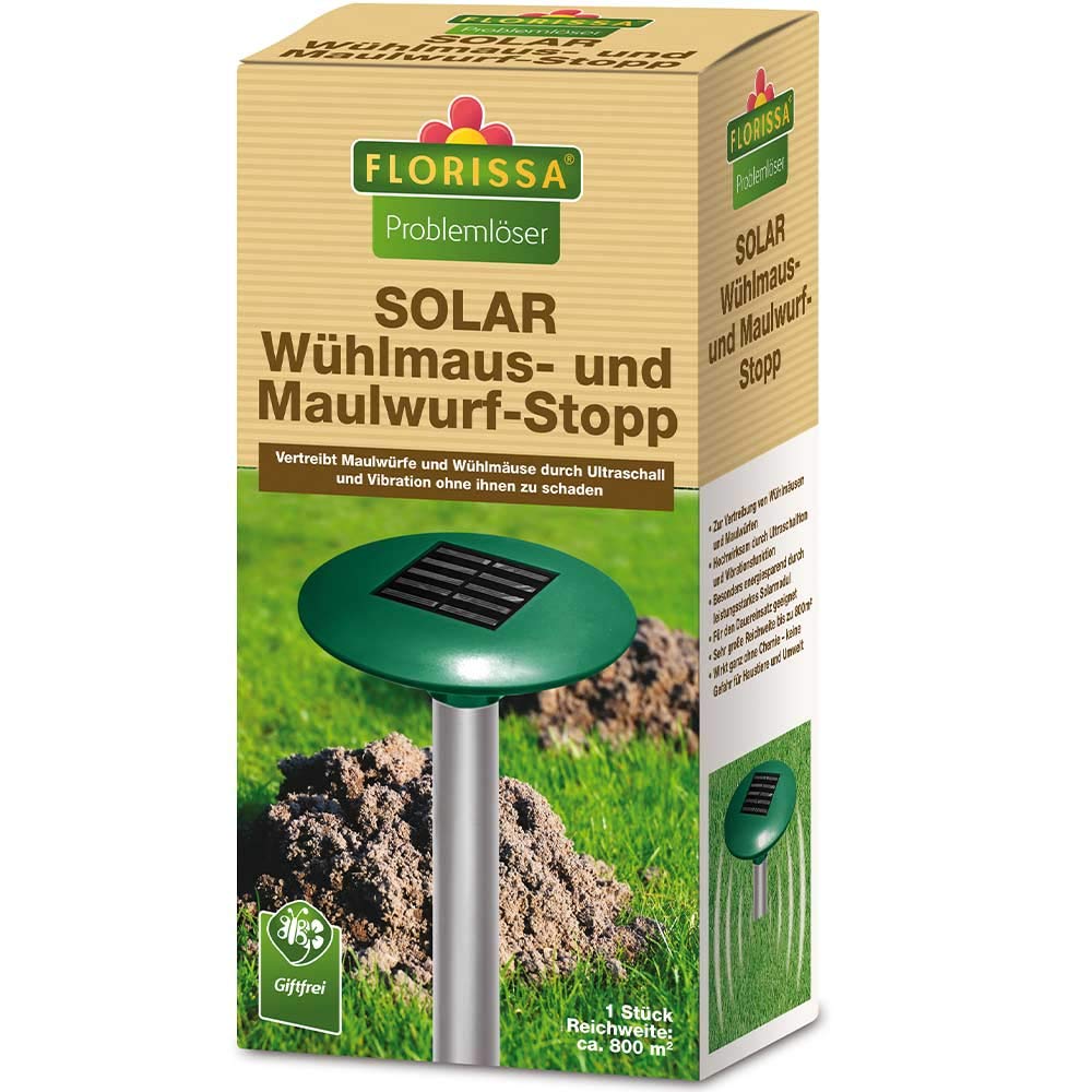 Florissa Problemlöser 48623 Solar Vole and Mole Stop, Green