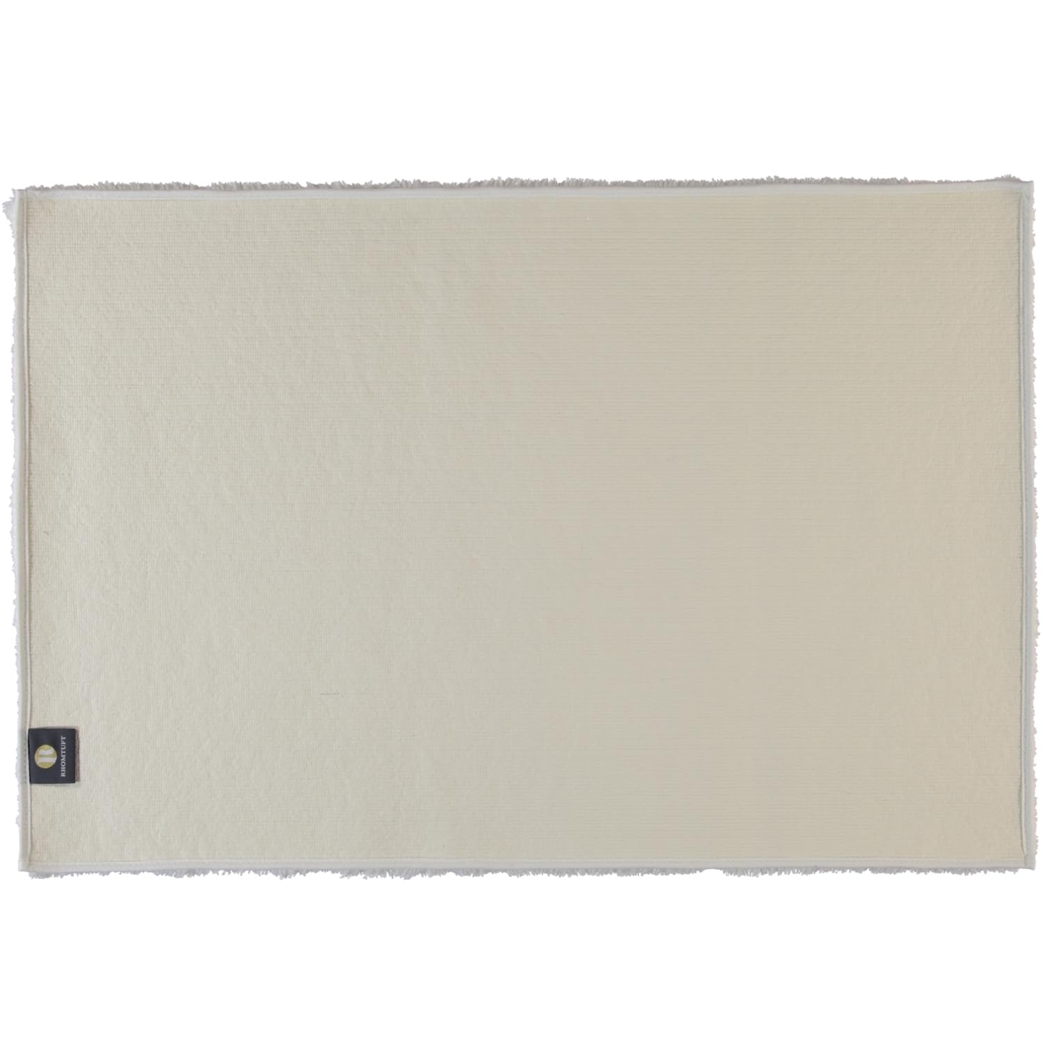 Rhomtuft Badteppiche Square Weiss - 01