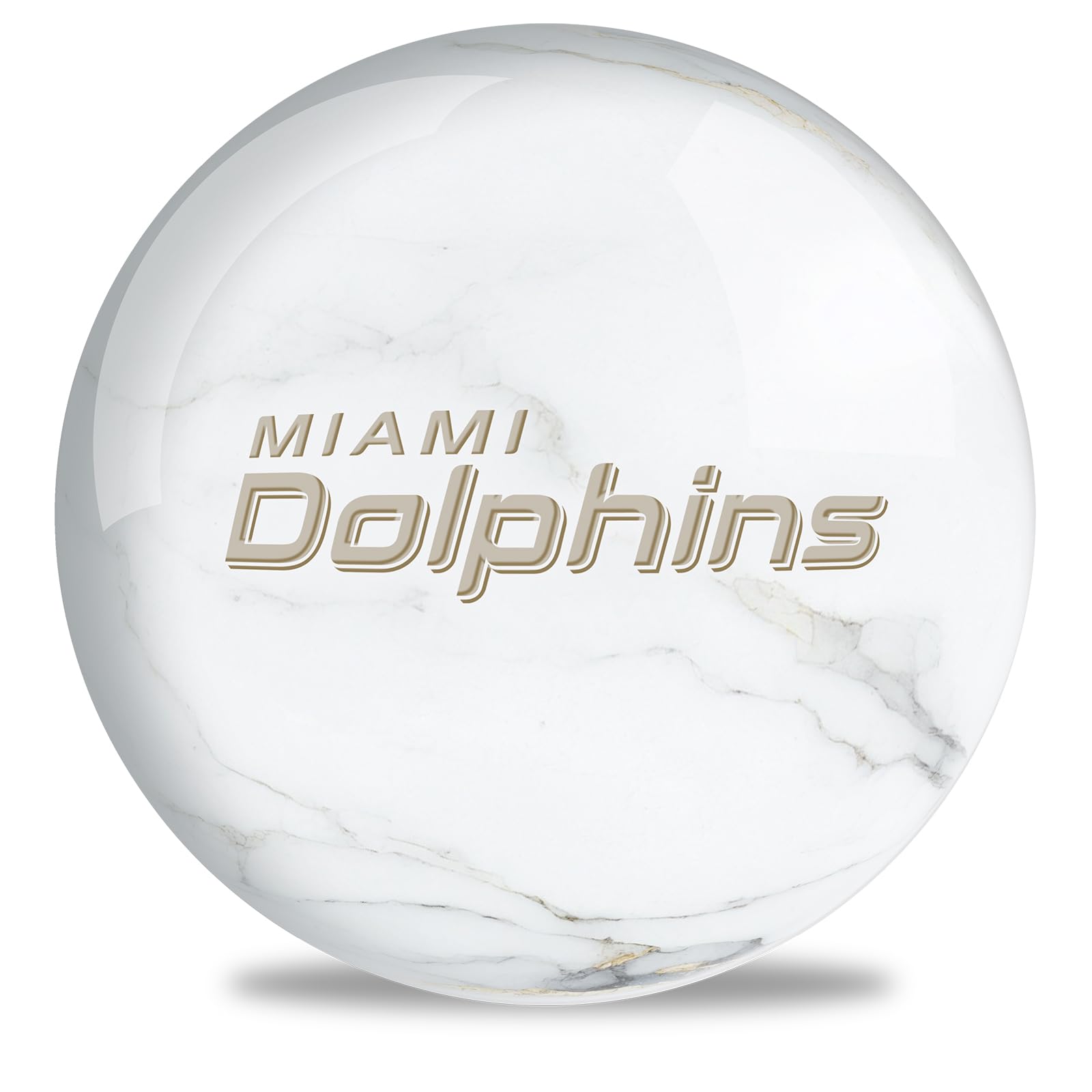 On The Ball Bowling NFL Marble Miami Dolphins 14#