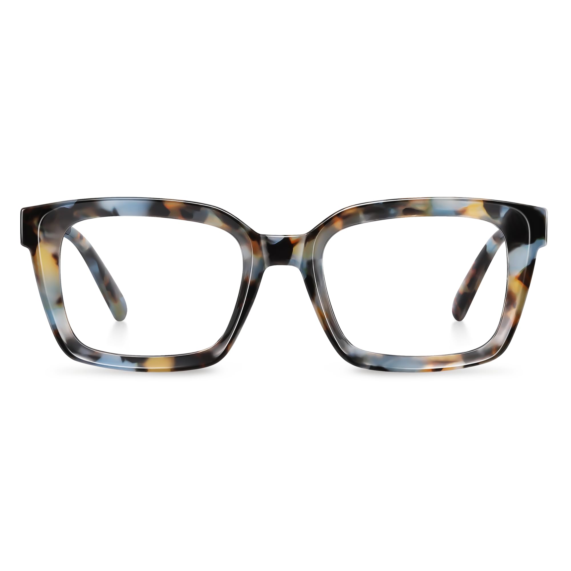 kunchu Blue Light Glasses for Woman - Oversize Anti Eyestrain Computer Gaming Glasses