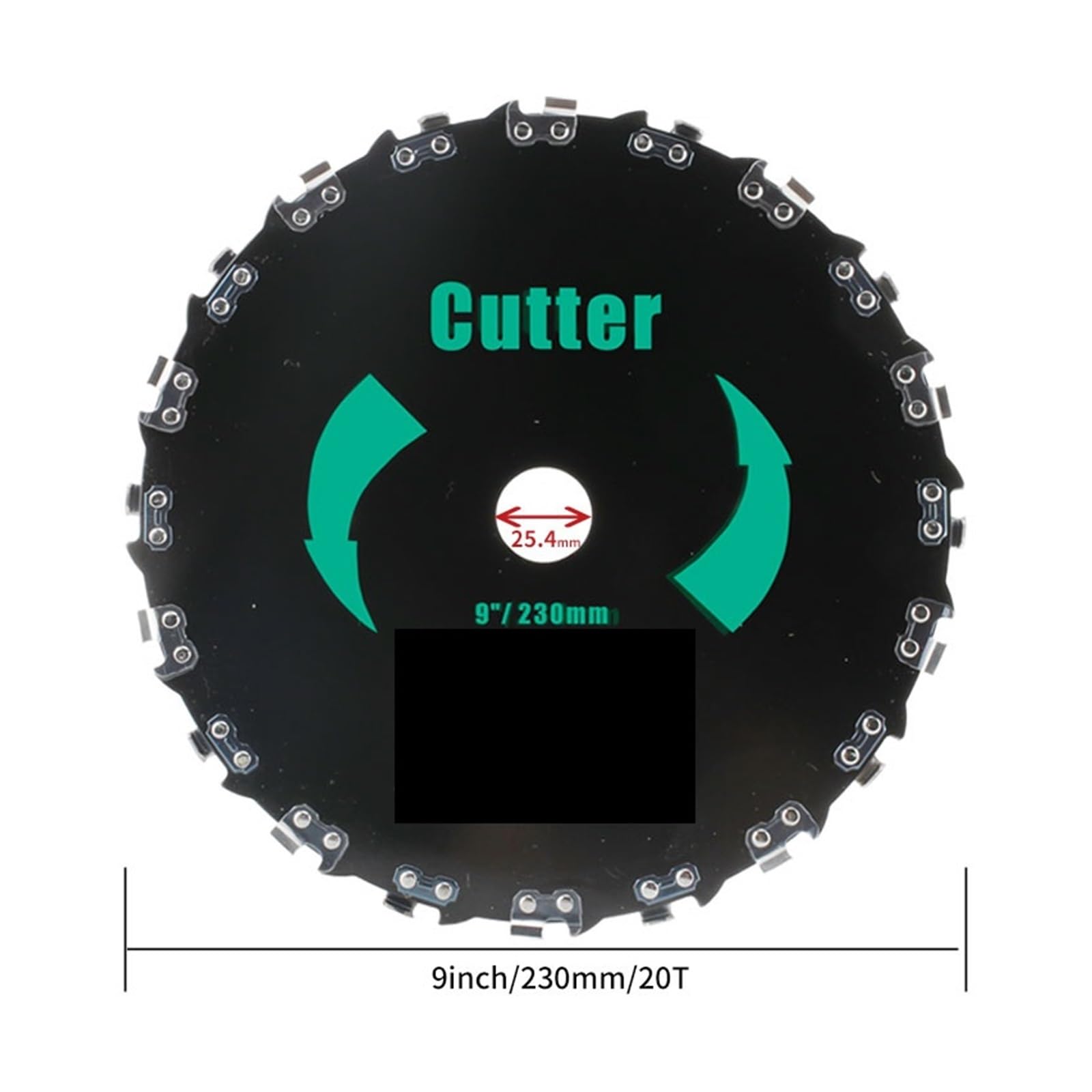 Compatibile con la Lama del decespugliatore INDEL 9"/20T Lama for Sega Cinese Testina for Trimmer Parti for Tosaerba a Benzina Accessori Attrezzi da Giardino ﻿(9inch 20teeth X2)