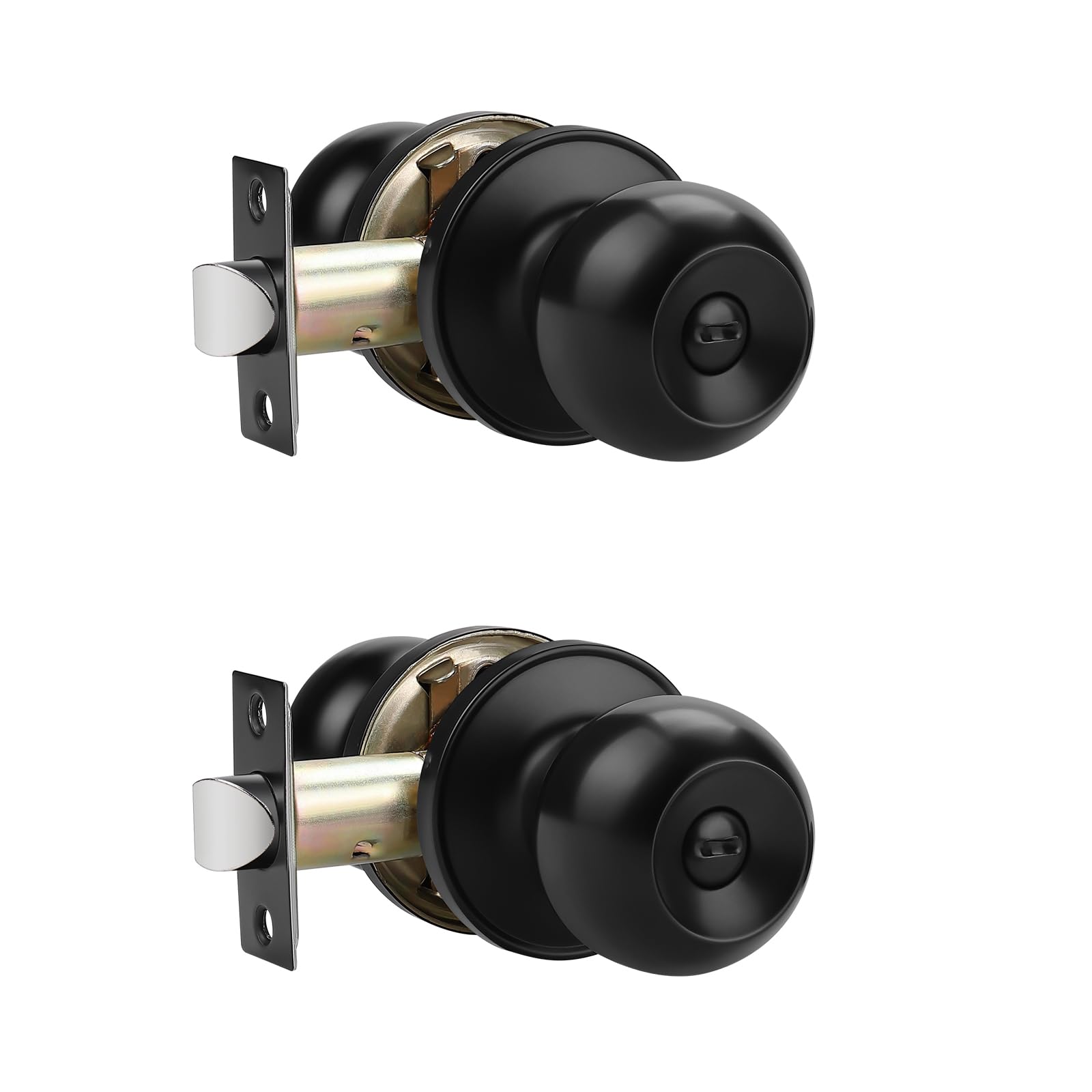 Probrico Satin Nickel Door Knobs - 5 Pack -19