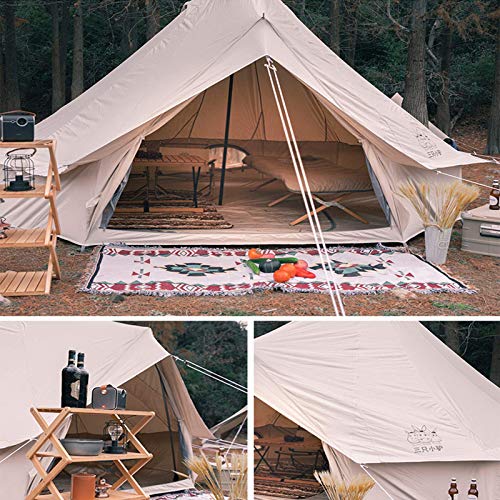 Tent, Waterdichte Dubbele Lagen Camping Indian Tipi Tent Kids Tent Camping Tent Glamping Tent Garden Tent Voor Alle Seizoenen Glamping - Afbeelding 3