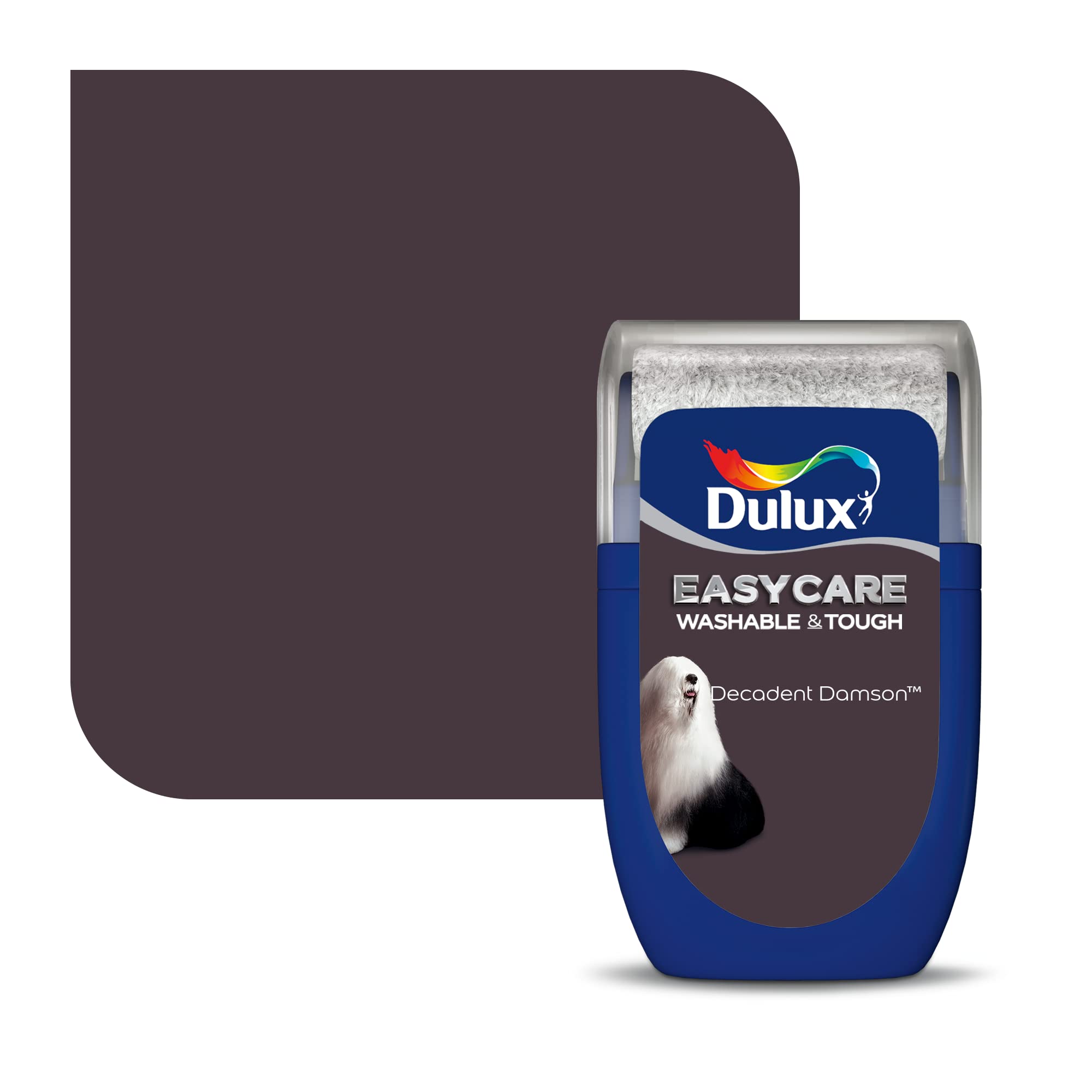 Dulux Decadent Damson Easycare Washable & Tough Tester Paint - 30Ml