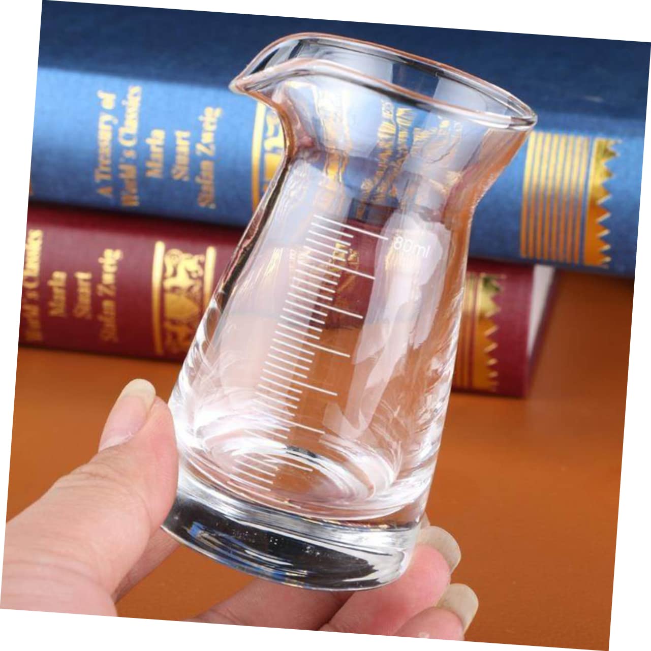 LABRIMP 6pezzi Bicchieri Graduati da Misuratori Liquidi con Scala Chiara per Bar e Cucina Accessori per Cocktail e Bevande