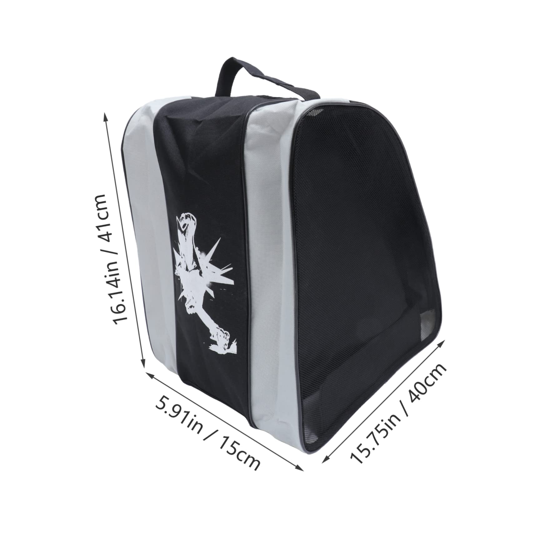 BCOATH Portable Roller Skates Storage Bag Convenient Handbag for Roller Skates Simple Design Easy to Clean for Adults Versatile Skating Accessory