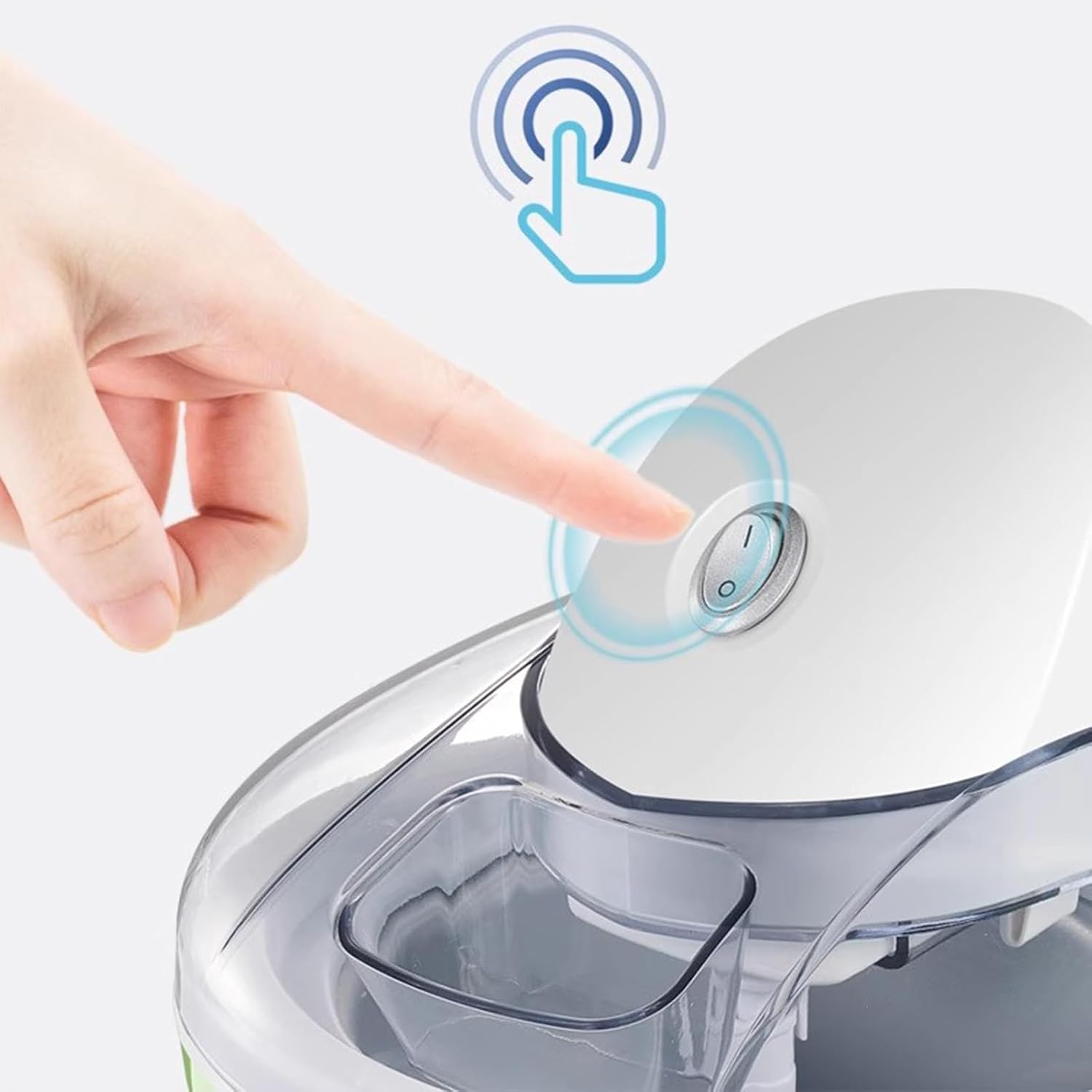 Ice Cream Maker Ice Cream Machine 1.2L Mini Home DIY Mini Homemade Fully Automatic Fruit Sand Ice Cream Machine Ice Cream Machine (Color : 1)