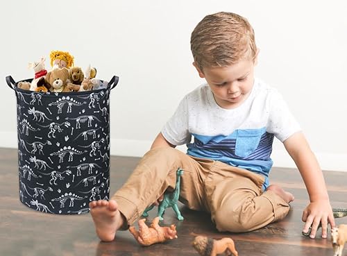 Miniatura 9 de HIYAGON Cesta de lavandería para bebé, cesta de bebé para guardería, niños y niñas, lindos juguetes para niños, organizador de decoración de