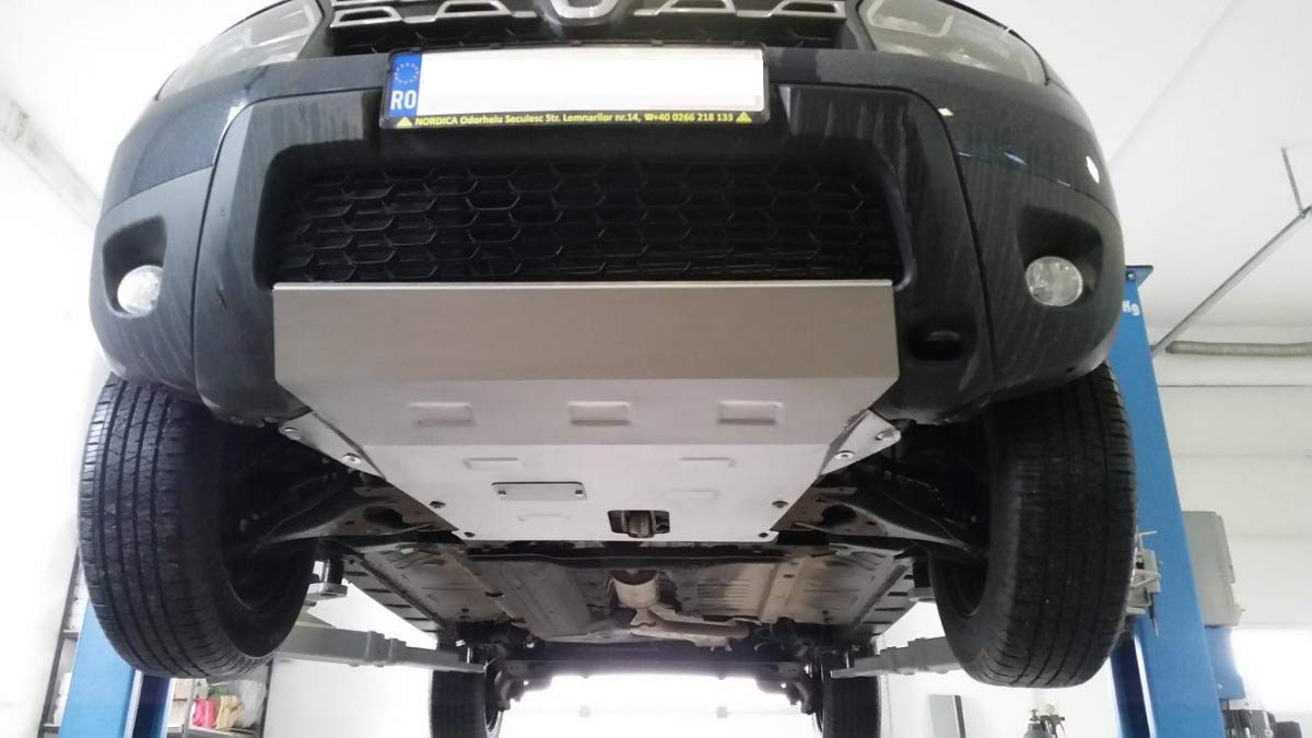 Protezione sottoscocca motore in acciaio compatibile con Dacia Duster - 2,5 mm (2010-2017)