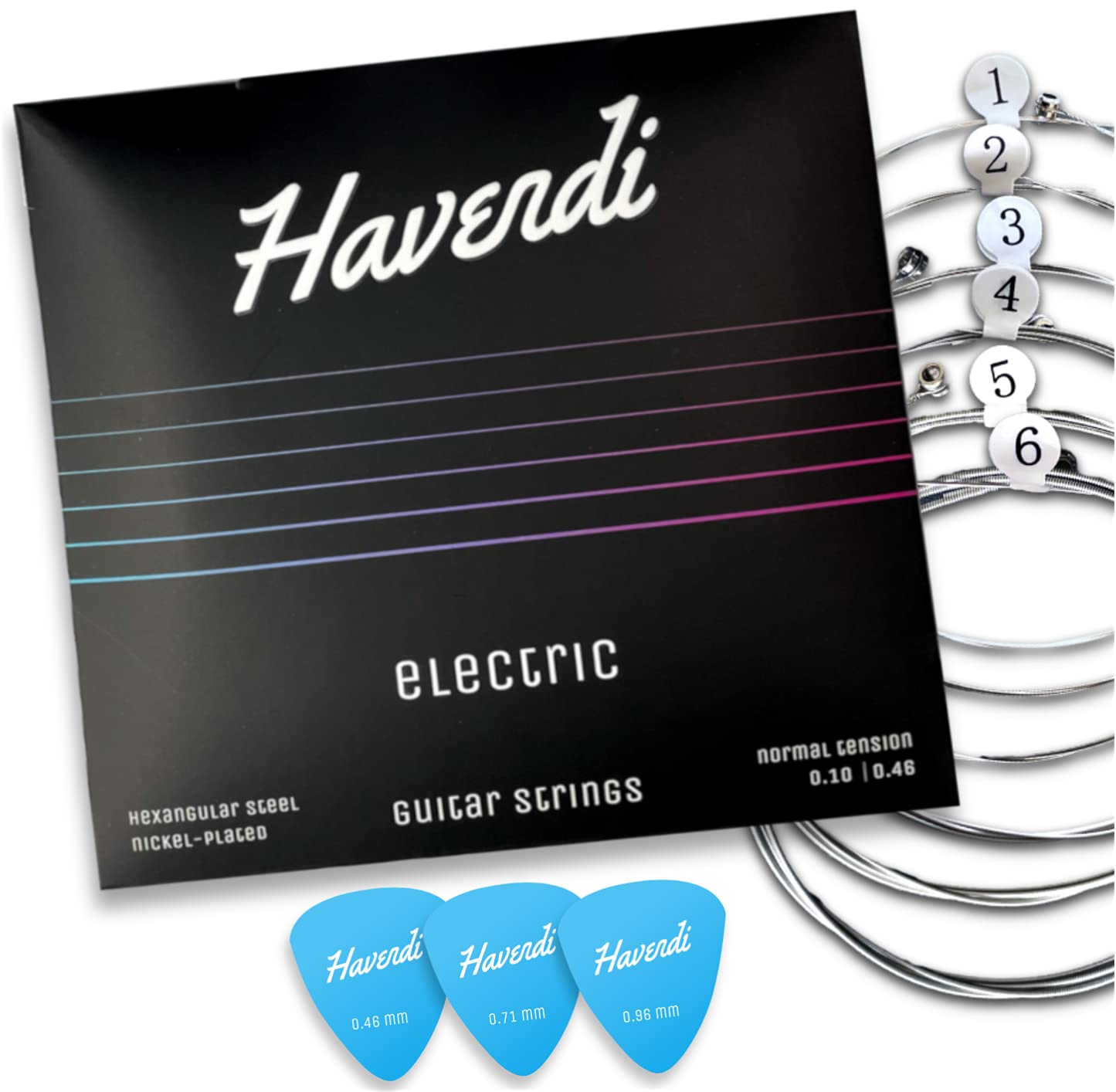 HAVENDI Guitar Strings electric guitar brilliant sound quality