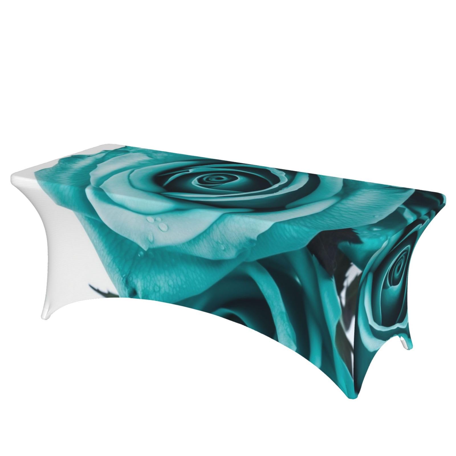 Nappe extensible en élasthanne haut de gamme pour table rectangulaire de 1,8 m