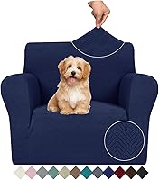 Vista 28 de JIVINER Fundas de sofá de alta elasticidad para sofás de 3 cojines, funda elástica de jacquard de 1 pieza, funda de sofá antideslizante con parte