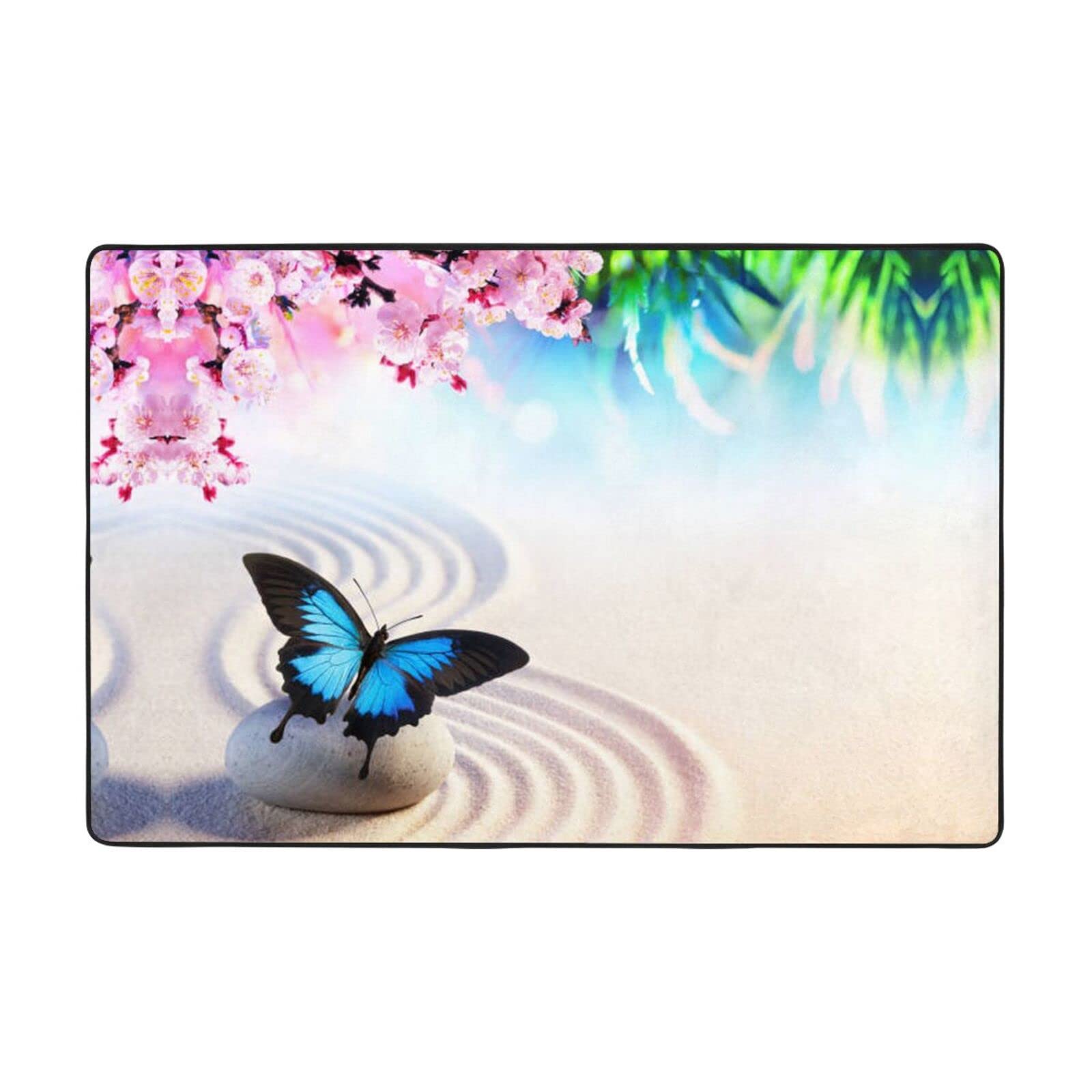 Tapis de sol zen en deux tailles pour salon et chambre