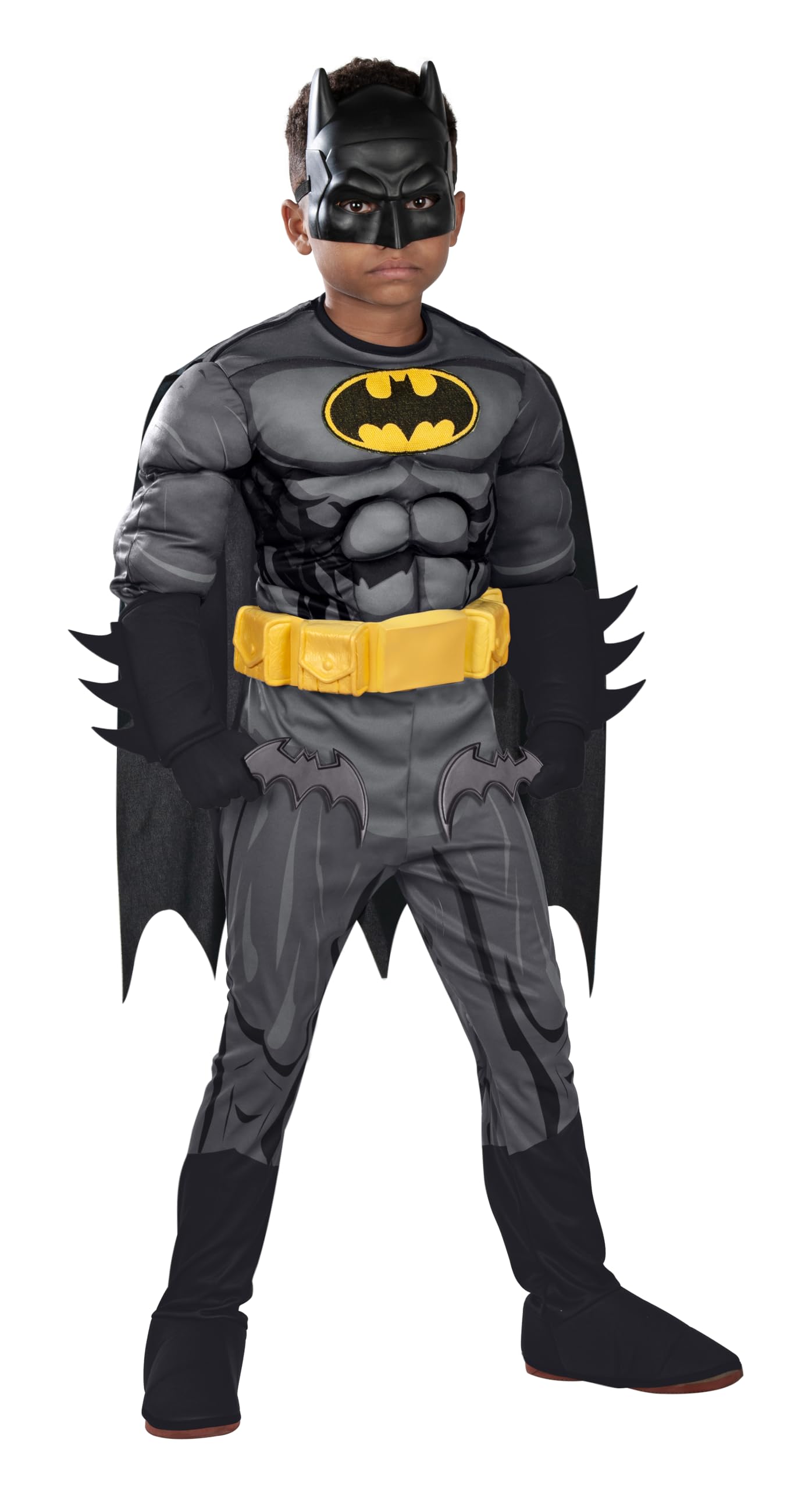 Rubie's Child's DC Batman Muscle Chest Costume with Accessories