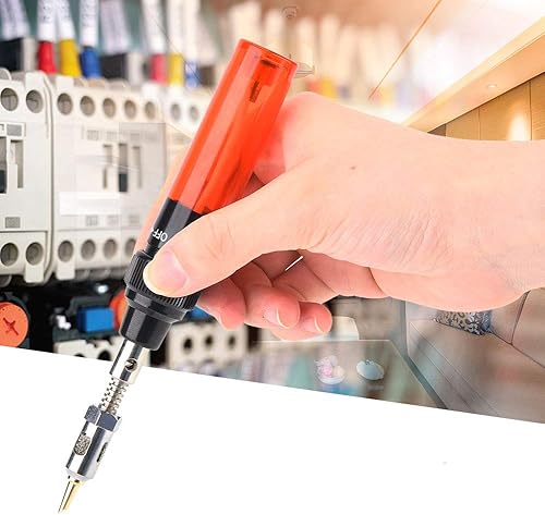Miniatura 2 de ViaGasaFamido Soldador de butano inalámbrico MT-100 Herramienta de reparación electrónica recargable portátil estilo pluma para soldadura de placa