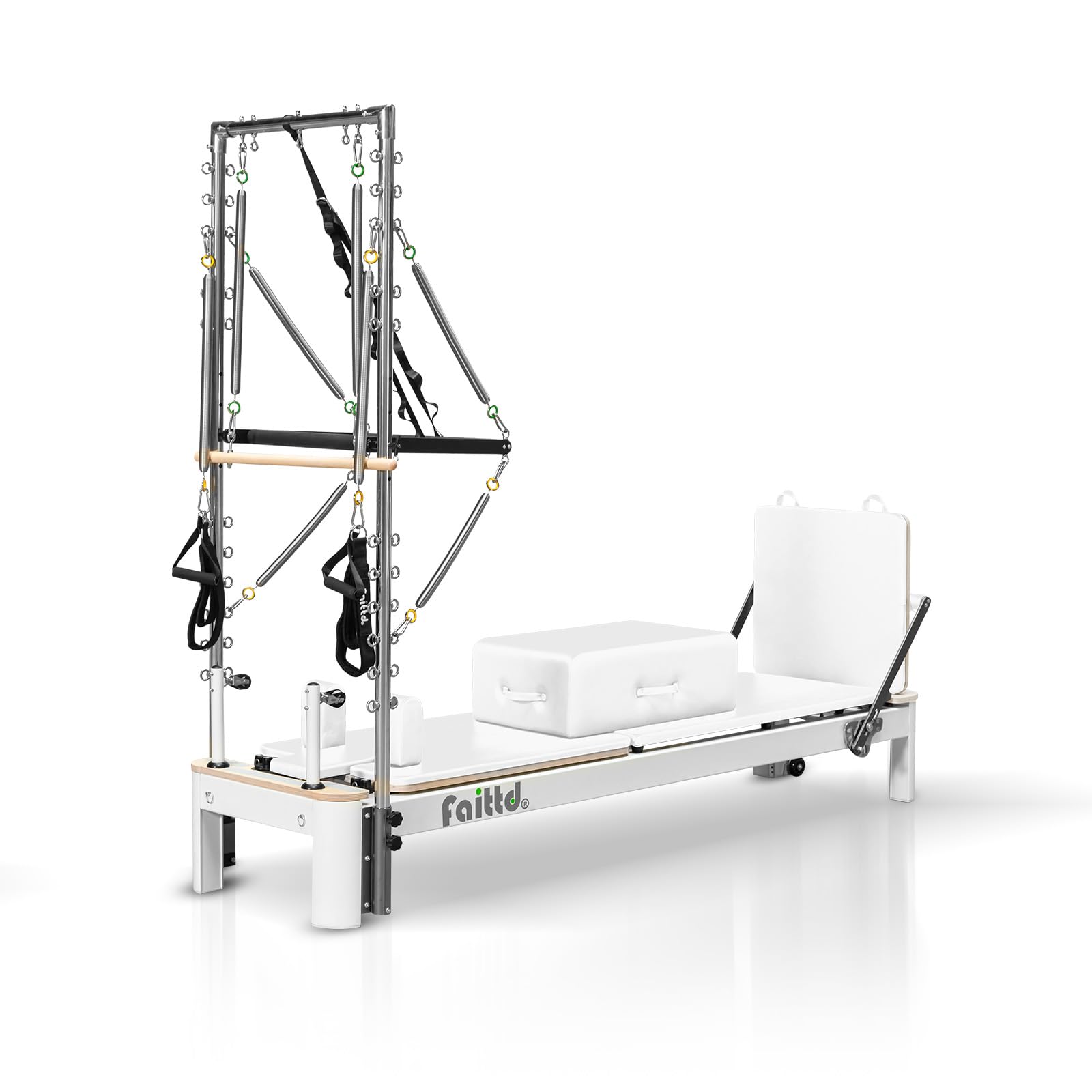 Aluminium Pilates Reformer , Pilates Reformer Machine, Pilates Equipment Reformer, Pilates Reformer Workout Machine for Home Gym, with Reformer Accessories, Reformer Box, Jump Board