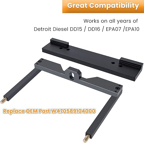 Miniatura 2 de Para Detroit Diesel DD15 Motor Árbol de levas Herramienta de sincronización TDC Localización Pin Herramienta de ajuste de freno Herramienta Barring