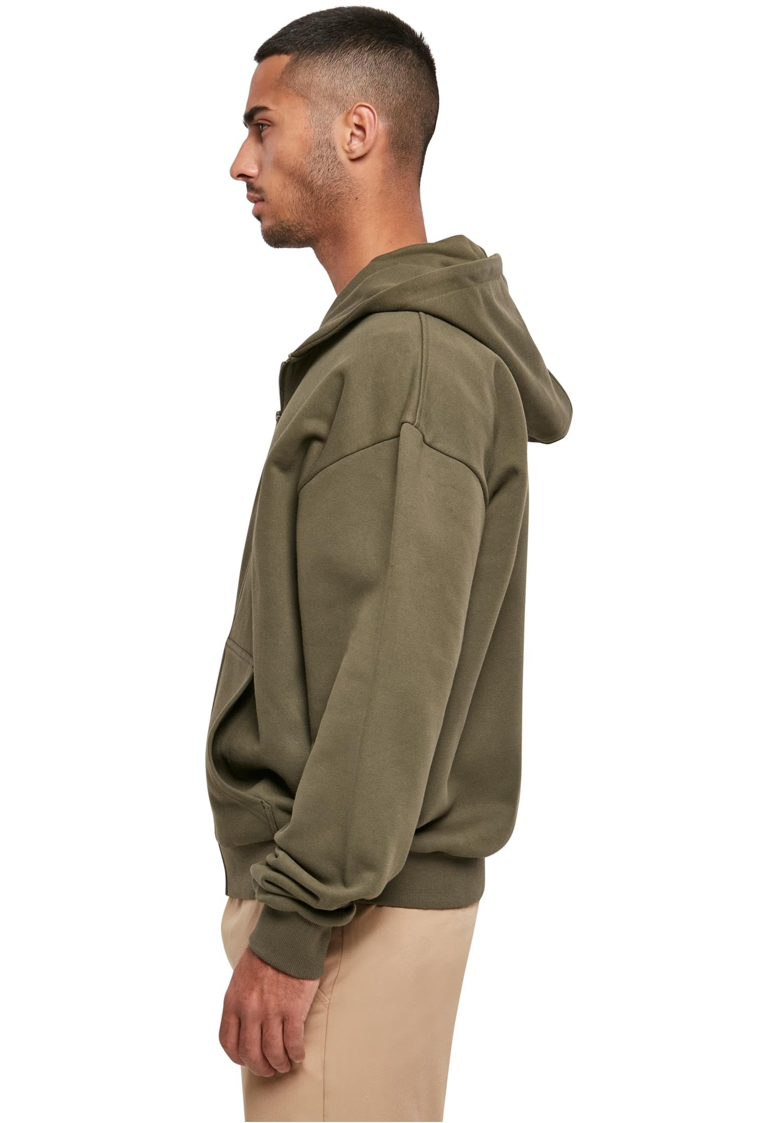 Build Your Brand Herren Hoodie Ultra Heavy Zip Hoody, lässiger Hoodie mit Reißverschluss für Männer, Größen XS - 5XL