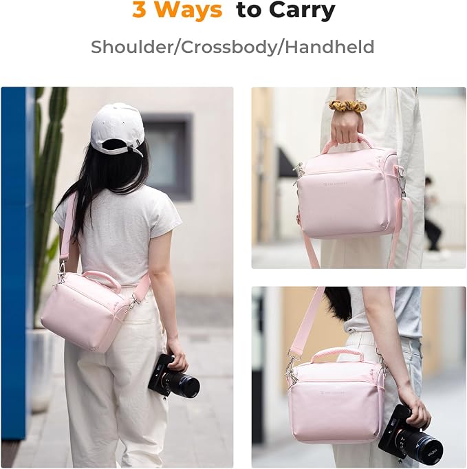 Funda para cámara cruzada pequeña bolsa de hombro DSLR/SLR miniatura 5