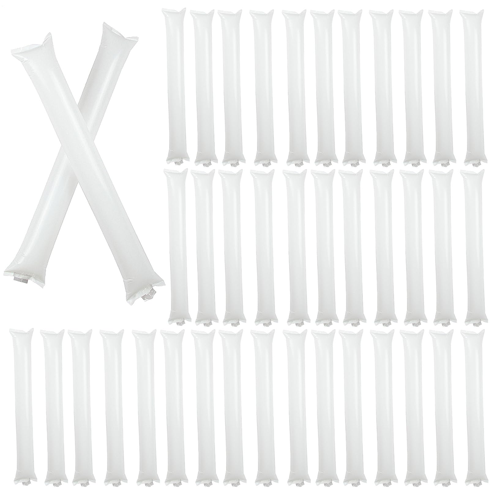 Generisch Cheer Sticks, Inflatable Cheer Sticks, Colourful Cheerleading Sticks, Encouragement Toy, Wear-resistant Party Cheering Stick, Noise Maker, Party Accessories, Portable Clapper