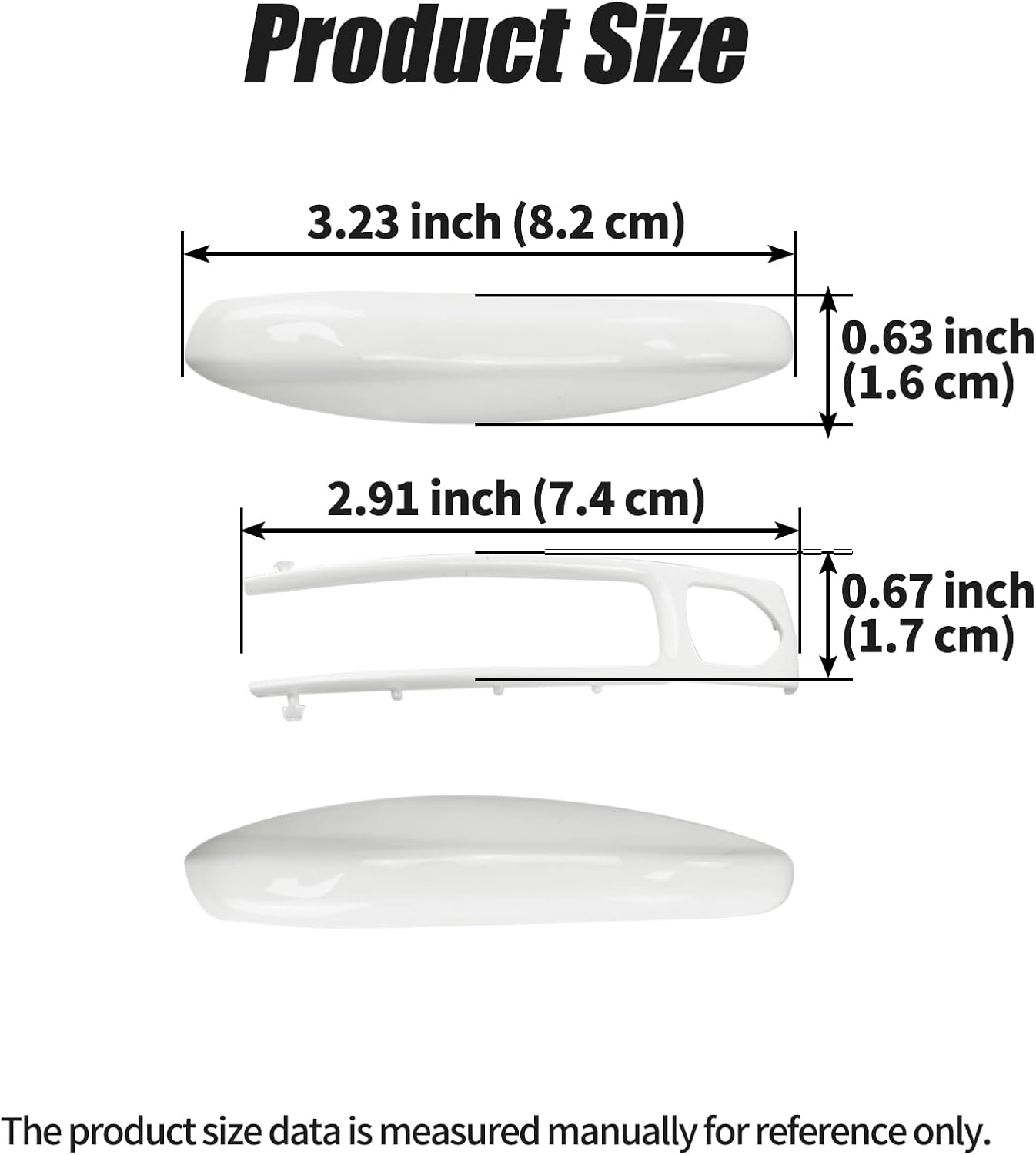 Pearl White Key Fob Cover Compatible with Porsche Cayenne 2018-2025 Panamera 2017-2024 911 2019-2023 Taycan 2019-2024 Compatible with Porsche Key Cover