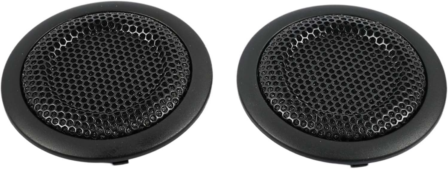 2PCS Black Rear Door Tweeter Speaker Cover Compatible with BMW 1/2/3/4 Series F20 F22 F30 F32 F34 F36 Replace 51427281459