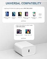 Vista 5 de iPhone Charger Fast Charging USB C Charger Block Type C Chargers Cord Fast Charger Block C Chargers for iPhone 14/14Pro Max/13/13Pro/12 Pro/iPad