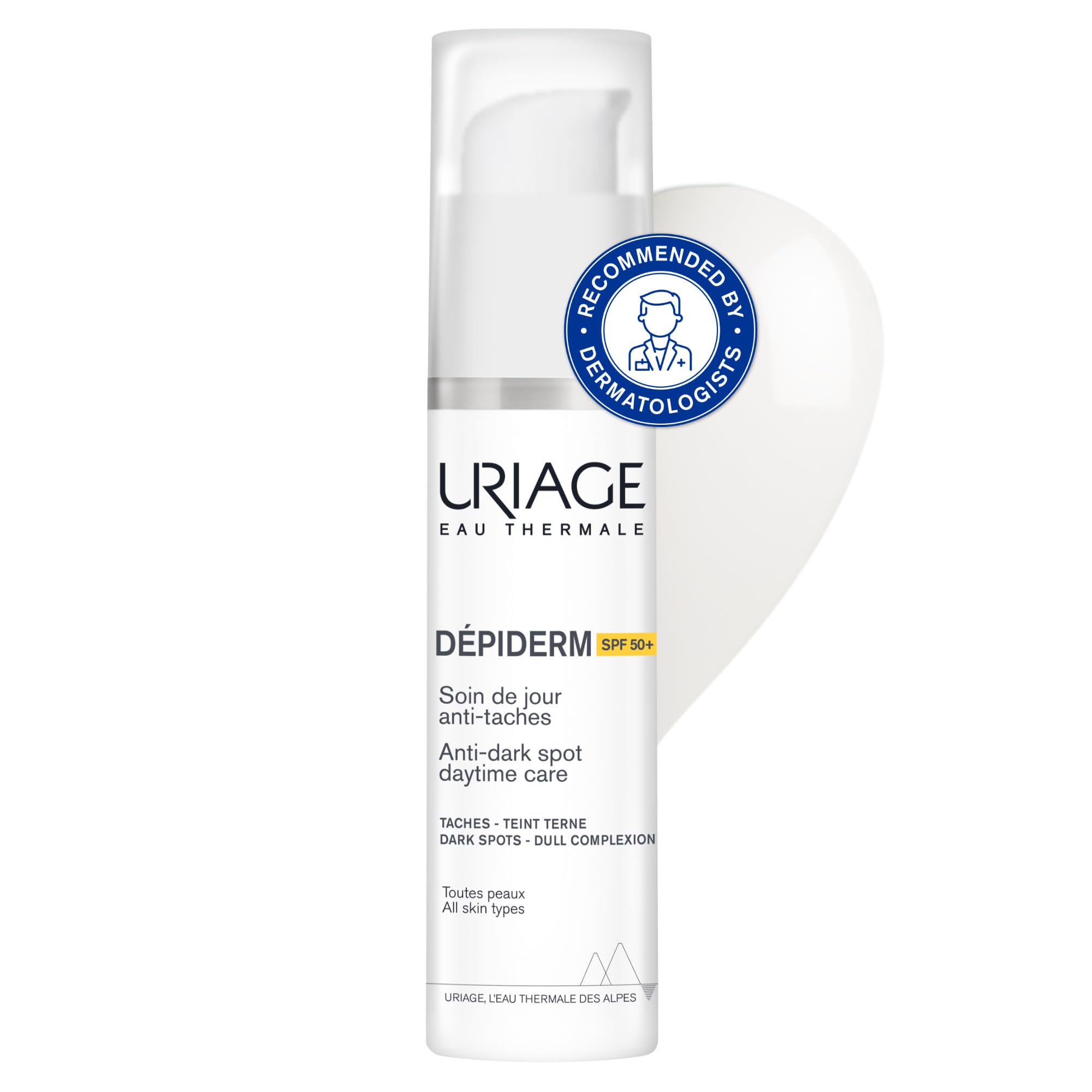 Dépiderm Anti-Dark Spot Daytime Care SPF50+ 30ml - Correction & Prevention of Dark Spots - Brightens Dull Complexion - Mela Technology, Vitamin C & UV filters - All Skin Types