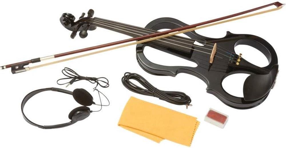 Maxam Full Size Electric Violin Case with Bow