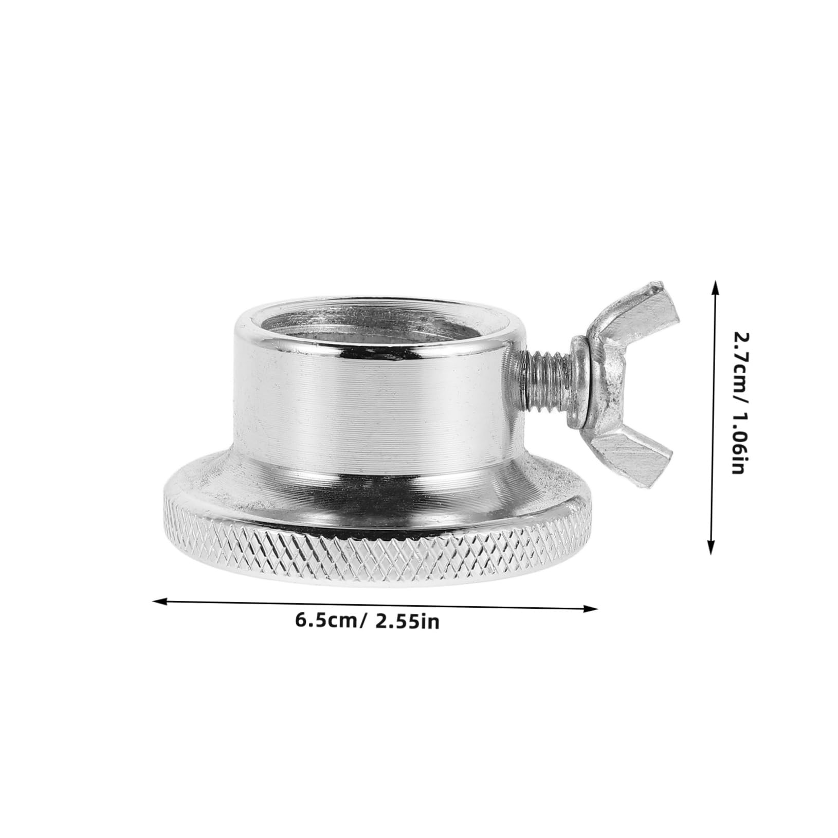 GRIRIW 2Pcs Dumbbell Collars Nut Slip Barbell Clamps for Weight Lifting Durable Screw Nuts Compatible with Standard Equipment Fitness Exercise Essentials