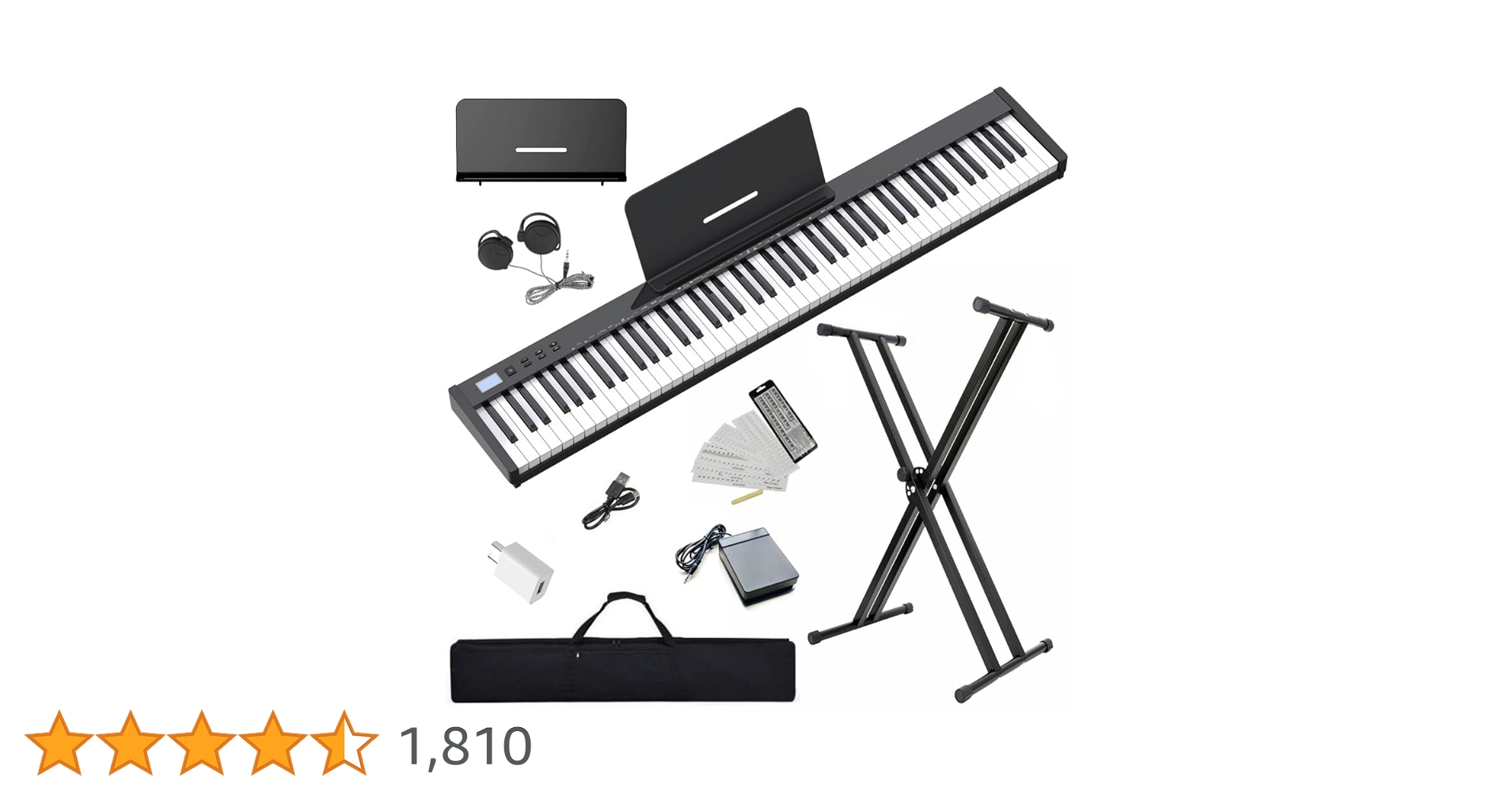 Amazon | 【ピアノスタンドセット】ニコマク NikoMaku 電子ピアノ 88