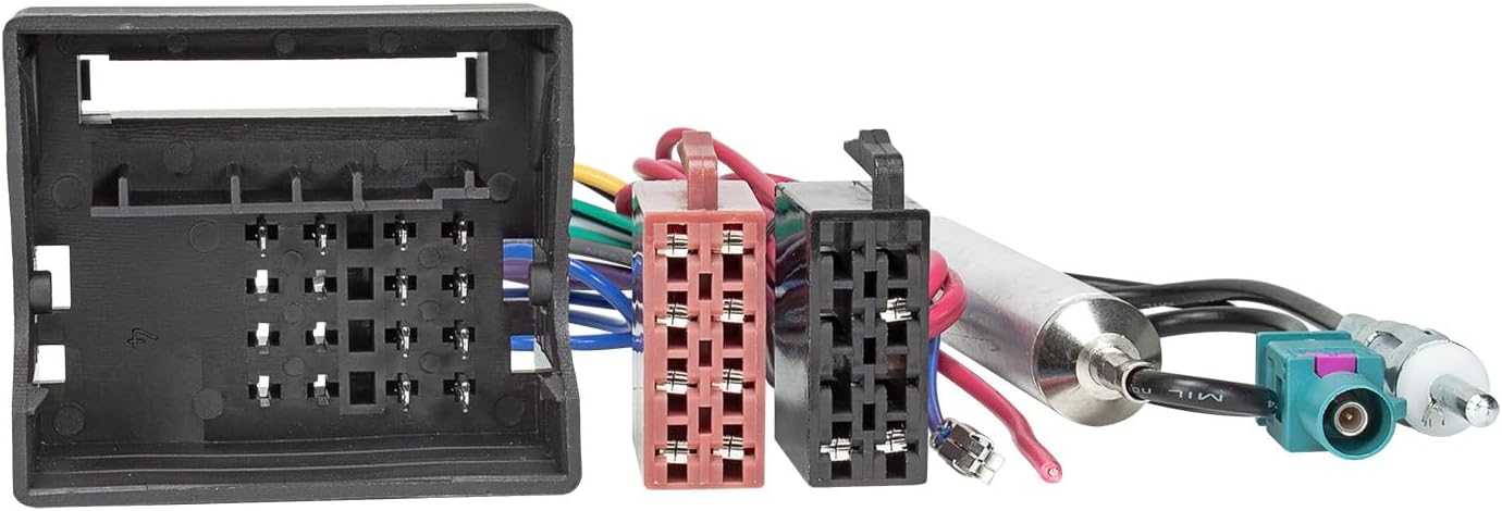 Câble Adaptateur Radio Tomzz 7008-002 Quadlock ISO Pour Citroën Peugeot - Antenne Fakra DIN
