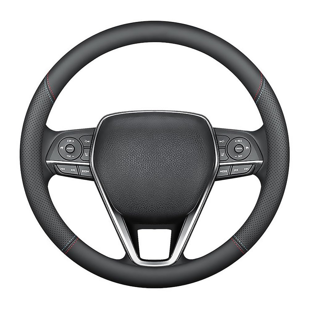 Woniyal Car steering wheel cover for Mercedes Benz GLE W166 GLE 300d 320 400 350d 450 4MATIC 2015-2019, Anti-slip Breathable Breathable Car Accessory Steering Wheel Protector Thick, Full Surround