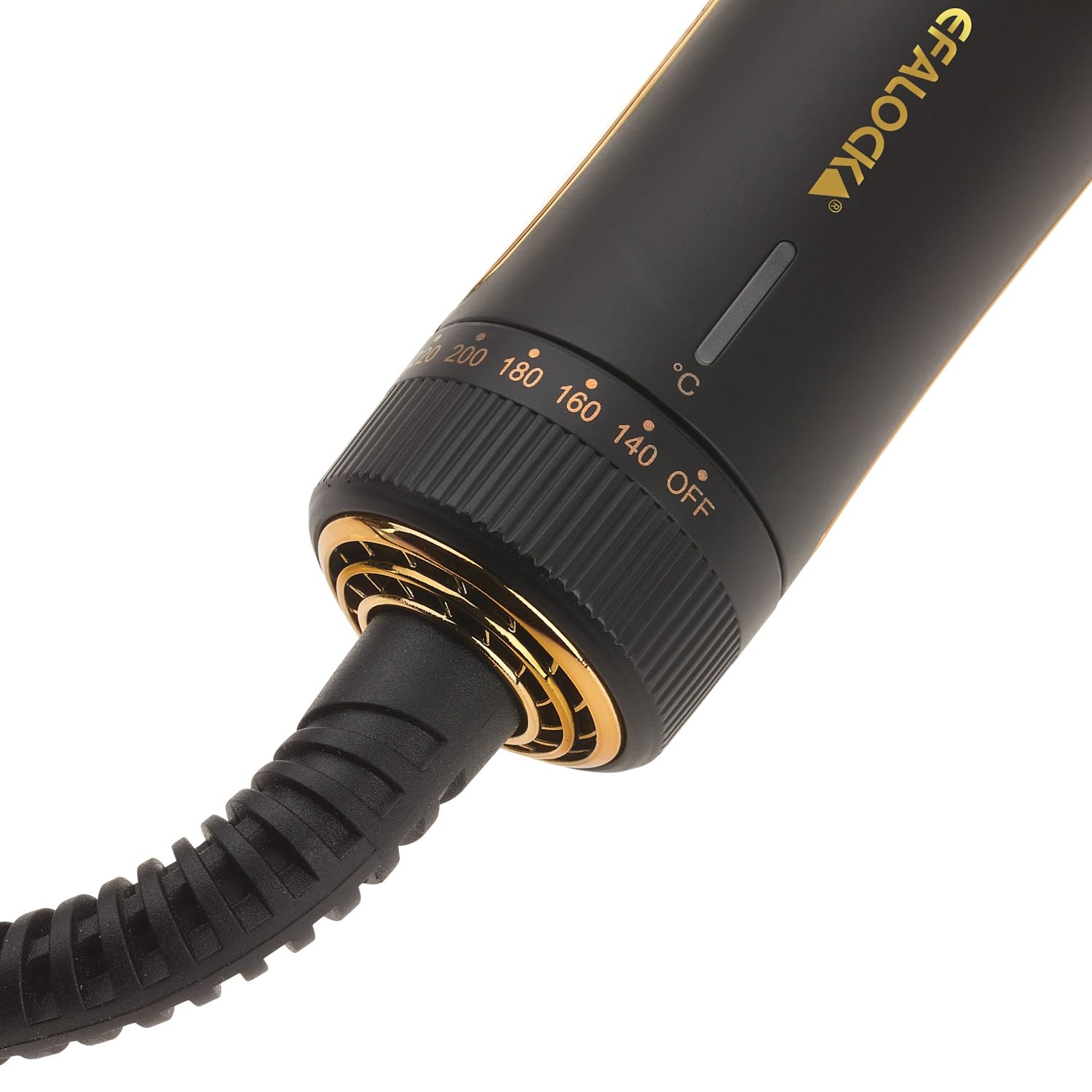 Rotschopf24 Efalock Stylair Classic Glätteisen, Locken/Wellen + Tasche | 2in1 Haarglätter für glattes Haar, Locken und Wellen. Airflow mit Hitze und Kaltluft, Keramikplatten 140–220 °C. 42W