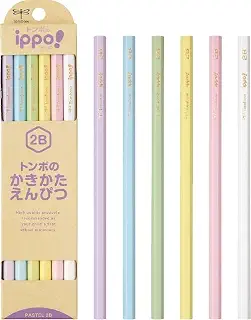 トンボ鉛筆 鉛筆 ippo! かきかたえんぴつ 2B パステル 1ダース KB-KNPT01-2B