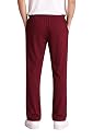 SANE ORIGINALS Mens Loose Fit Mid Rise Casual Trousers Pants || Oversized Stylish Track Pant Wine gallery image