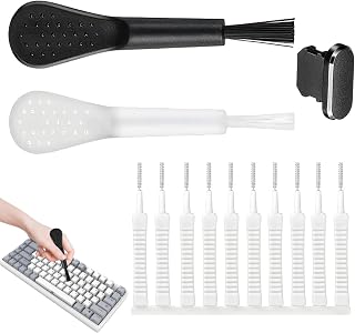 Phone Speaker Cleaning Kit, 13PCS Anti-Slip Charging Port Cleaner, Reusable Cleaning Brush with Soft Bristles, Dust and Dirt Removal Tool for Smartphones, Tablets