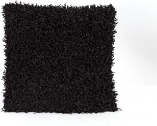 desen tasarım Peluş Kırlent siyah 43x43