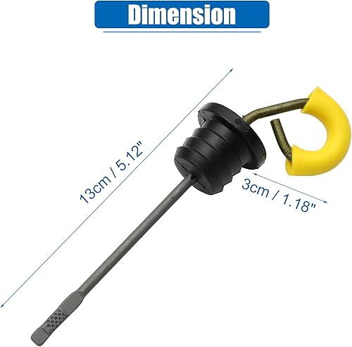 Miniatura 7 de uxcell Varilla de medición de aceite de motor para Honda Civic DX LX Wagovan 1.5L L4 Gas 1988 1989