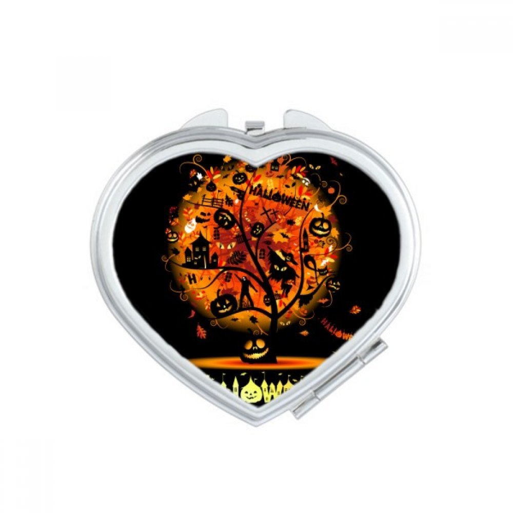 Miroir compact mignon et portable multicolor avec double face haute définition