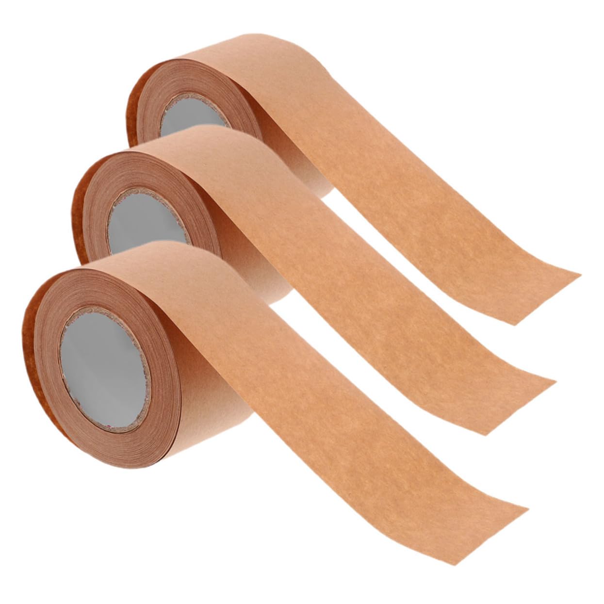 TEHAUX 9rotoli Adesivo Gummed Kraft Paper Biadesivo Resistente Per Spedizioni e Imballaggi Per Scatole e Facile Usare e