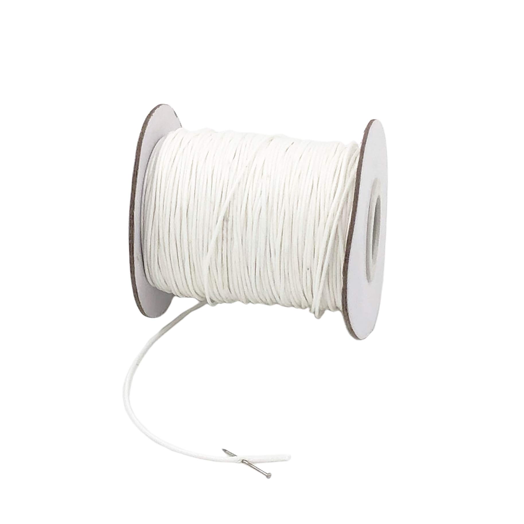 Corde Store Vénitien 1.0mm - Nylon Tressé Blanc - 100m - Pour Stores, Jardin, Artisanat