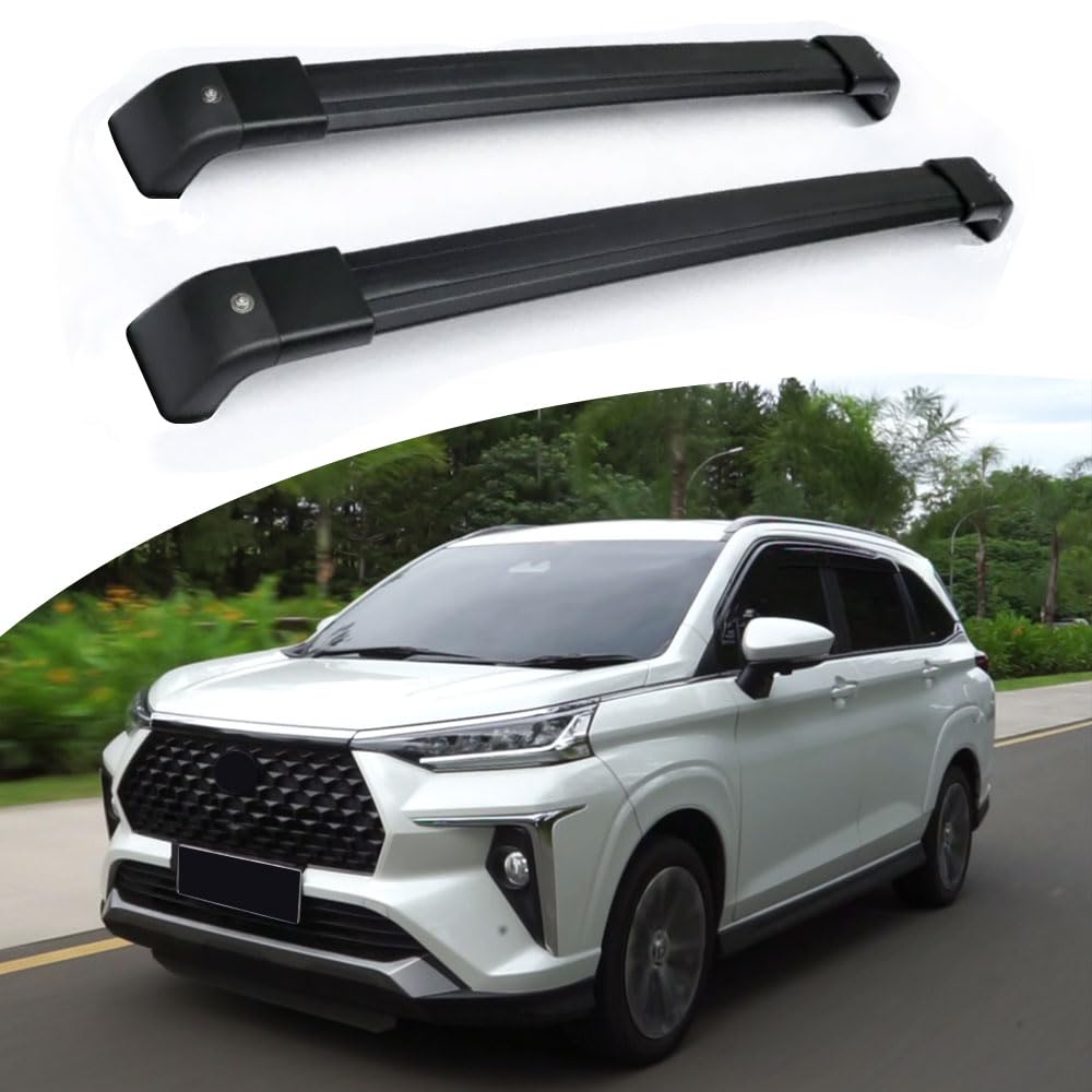 2Pcs Roof Rail Rack Cross Bars Crossbars Fit for Toyota Veloz 2022-2024