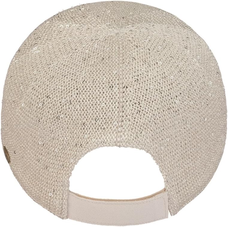 C.C Sequin Baseball Cap Sparkly Glitter Hat for Women, Adjustable Back, Lightweight, Fashion Glitter Cap