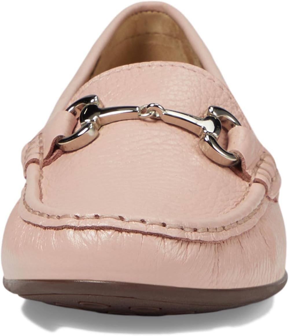 Women's Genuine Leather Slip on Buckle Loafer - Image 6